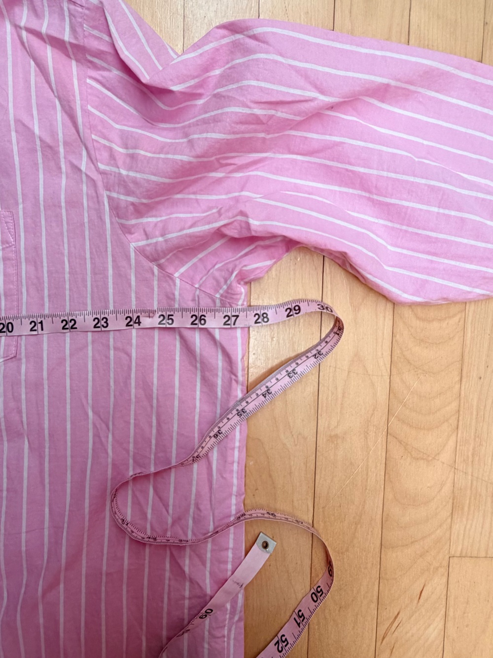 GAP The BIG Shirt Pink Striped Button-Up Shirt - Picture 3 of 3
